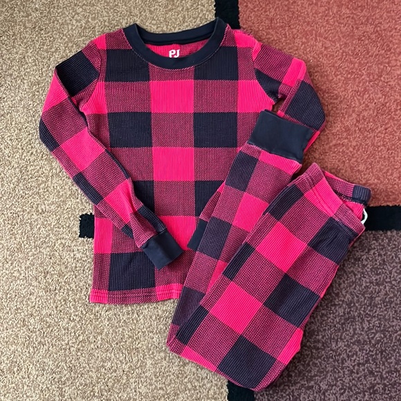 PJ Place - Thermal Pajamas - Size 7 - Picture 1 of 7